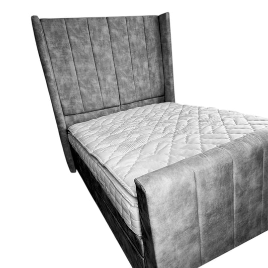 Derbyshire  Premium Bed Frame - 65 Inch High Headboard - High Footboard